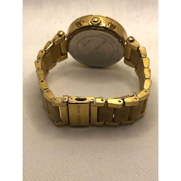 Michael Kors MK5632 Women's Stainless Steel Analog Champange Dial Watch LP119 - Picture 9 of 9